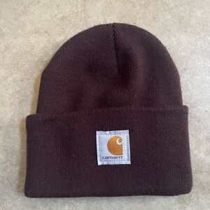 Unisex Carhartt Knit Cuffed Beanie Hat Adult One Size Brown workwear